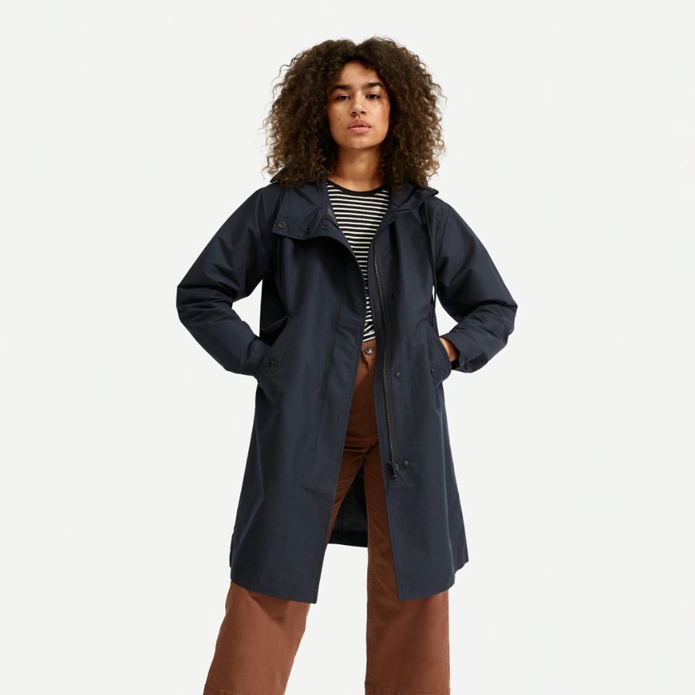 Everlane ReNew Anorak size XXS in Midnight